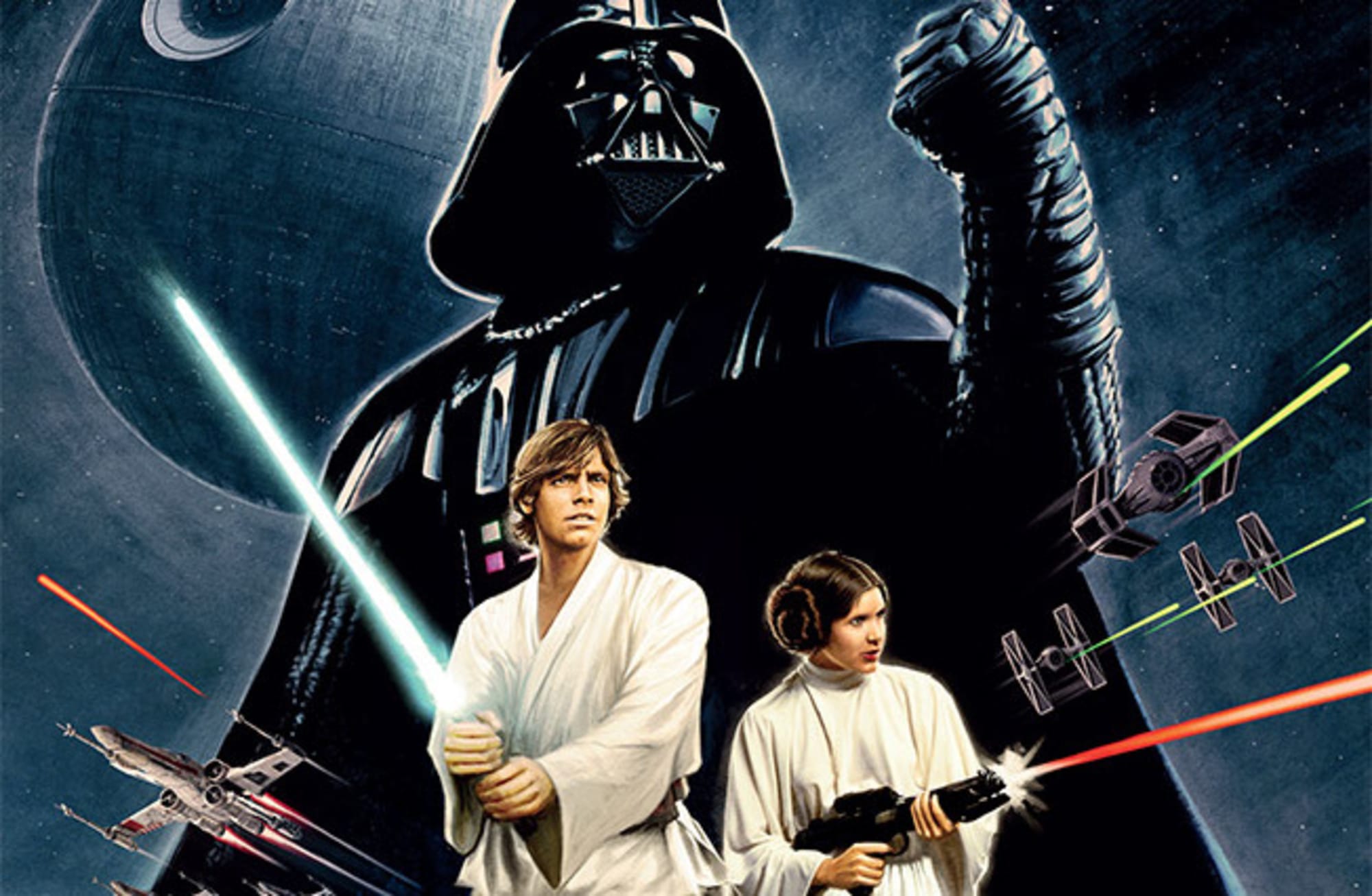 Star Wars production artwork representing stereo compositing work